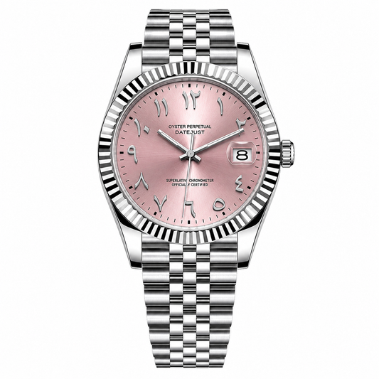 DateJust Pink Arabic Dial